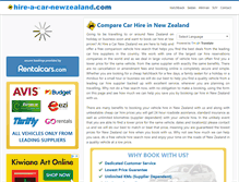 Tablet Screenshot of hire-a-car-newzealand.com